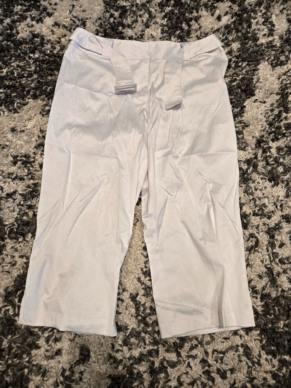 Chapter One White Belted Capris | Size 14 | White